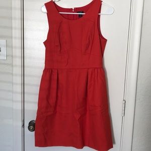 Red J.Crew dress